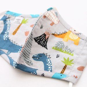 Kids Face Mask 100% Cotton Boys & Girls Washable